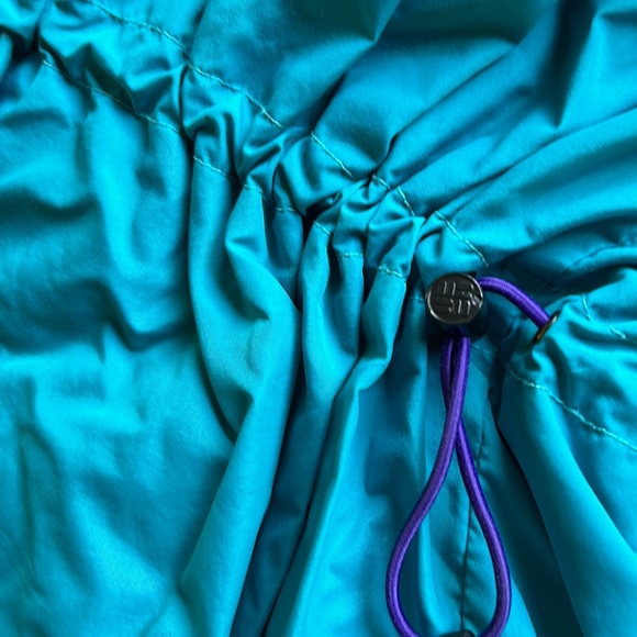 Vintage Columbia Jacket Outer Shell Gizzmo Retro Teal Outdoor Hiking Camping - Picture 8 of 8